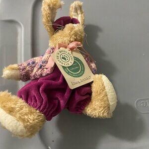 Boyds Bears Emily Rabbit in Rich Purple Attire